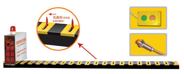 抚远市V3嵌入式闯岗自动扎胎器/阻车器
